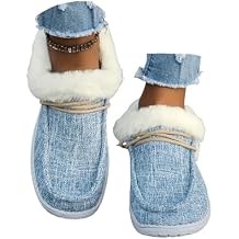 Winter Boots For Women 2025 Dressy Snow Boots Fur Lined Warm Slip On Casual Fashion Trendy Comfortable Ankle Booties
