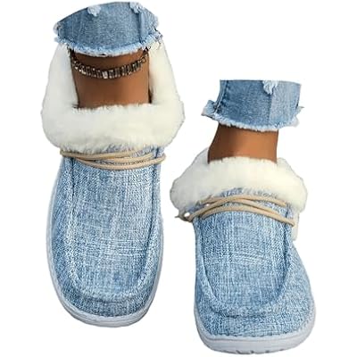 Winter Boots For Women 2025 Dressy Snow Boots Fur Lined Warm Slip On Casual Fashion Trendy Comfortable Ankle Booties