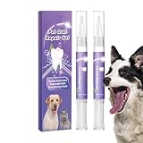 Zasdvn Pulitore Denti Per Cani - Gel Sbiancante per la Pulizia dei Denti del Cane | Prodotto Orale per Animali 3ml/6ml o 5g/10g per Cani Piccoli Grandi