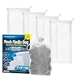 Économisez de l'argent : nos sacs en maille à haut débit s'adaptent parfaitement à une variété de filtres, y compris les filtres à cartouche, les filtres électriques, les puisards, les filtres humides/secs et les systèmes de filtration de bassin. Il suffit de remplir notre sac économique avec votre filtre préféré.