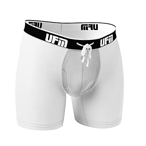 UFM Men’s Polyester Boxer Brief w/Patented Adjustable Support Pouch Regular