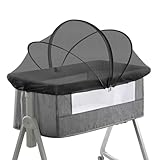 [ Rangement rapide ]: Avec une installation instantanée sans assemblage, la conception pliable vous permet de ranger facilement . La housse pour berceau est idéale pour les parents cherchant une solution simple et efficace pour protéger leur berceau lors des voyages