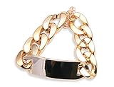 Enez Enez XXL Damen Armband Armkette Choker Armreifen B:2,5cm L: 20cm-27cm R555a