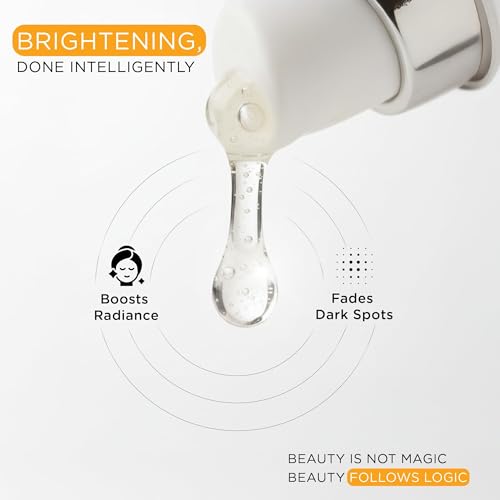 Image of SKINQ Brightening Face Serum with Kojic Acid, Lactic Acid & Malic Acid | Skin Radiance | Reduces Tan, Pigmentation & Dark Spots | Lightweight Glow Serum | For All Skin Types | In-Vivo Tested | Dermatologist Formulated (Pack of 2)