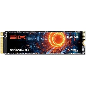 SIX NVME M.2 SSD PCIe 4.0-1TB m.2 2280 ssd, Read UP to 7350MB/s 1TB for Gaming PS5 Memory Storage Expansion with Heatsink, Internal Solid State Hard Drive PCIe gen 4×4 Nvme for Laptop Desktop pc