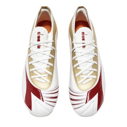 Diadora Maximus Elite SLX Men's Firm Ground Soccer Shoe - Premium Leather Upper, Knitted Sock Construction, Ultra-Light Outsole, Unmatched Speed for Firm Ground Surfaces2