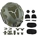 LDZDGD Fast Tactical Helmet with NVG Mount & Side Rails, Lightweight Bump Helmet for Airsoft, Paintball & Outdoor Activities(Green)