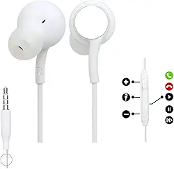 Fone Com Fio Compátivel com Todos os Aparelhos Cor:Branco