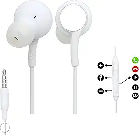Fone Com Fio Compátivel com Todos os Aparelhos Cor:Branco