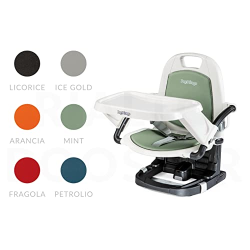 Image of Peg Perego Rialto - Booster Seat - Suitable for Children 6 Months and Up - Made in Italy - Petrolio (Teal) (IMRIASNA03PL71)