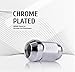 Mysttoo M12x1.50 Chrome Wheel Lug Stud Nut Set Compatible with Honda Odyssey Accord Civic CR-V Clarity Element S2000 Acura Legend CL NSX TLX TSX Pilot Prelude Lancer RX-8 (4PCS)