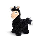 32 cm NICI 43574 Kuscheltier Lama Lorenzo, 32 cm, schwarz