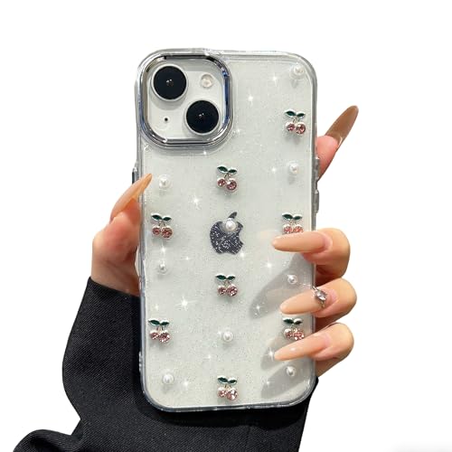 Coque iPhone 14 Plus cerise claire pour un style estival chic