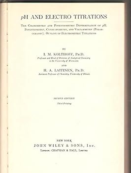 Unknown Binding pH and Electro Titration 2nd edition Book