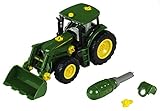 ab 3 Jahren Theo Klein 3903 - Theo Bau und Konstruktionsspielzeug, John Deere Traktor mit Frontlader und Gewicht