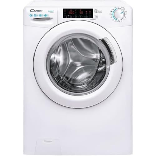 Lave-Linge Hublot Pose Libre Candy Cs 128Txme-S - 8 Kg - Moteur Induction - Largeur 60 Cm - 1200 Trs/Min - Blanc