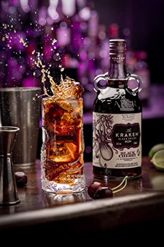 Kraken Black Cherry and Madagascan Vanilla Black Spiced Rum 70cl - Image 3