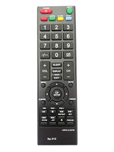 Image of LipiWorld SP-312 LED33 (LX279) LCD Led Tv Universal Remote Control Compatible for Speedcon Tv Remote