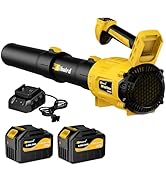 Sihuird Leaf Blower Cordless,2 x 21V 6.0Ah Battery and Charger, with 680CFM 190MPH Electric Cordl...