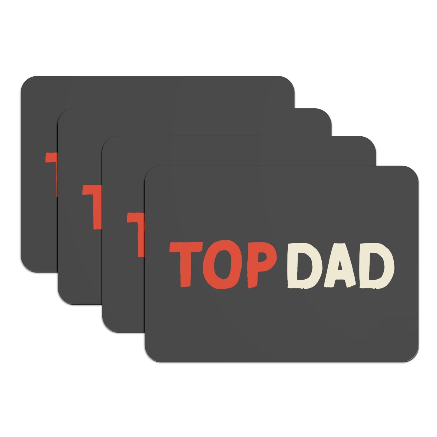 Sets de table caoutchouc noir anti rayure pour protéger le mobilier des papas