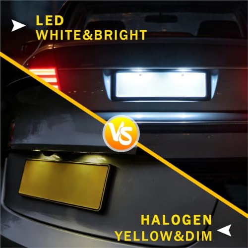 Lámpara trasera LED coche 12V y luces matrícula para Golf MK5 T5 2