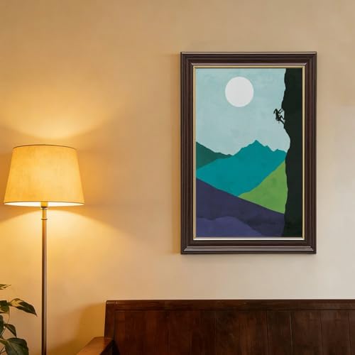 Décoration murale escalade géométrique pour habiller un grand mur