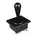 Produktbild Fosiya Arcade American Style 2 Poliger Arcade Joystick mit Happ Typ 8-Fach bedienbar, elliptischer schwarzer Griff präzises 0,187 "4,8mm Terminal für Videospiele Arcade1up Maschinenteile (Schwarz)