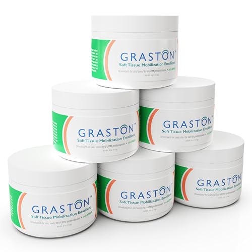 Graston Technique Arnica Soft Tissue Emollient Massage Lotion - 4oz Jar Pro-Grade Therapy Massage Cream for IASTM, Arnica Cream, Relief and Recovery, 6-Pack