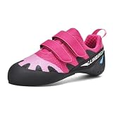 Blissbuilt Scarpe da Arrampicata Uomo Donna,Scarpette da Arrampicata per Adolescenti,Traspirante Antiscivolo Scarpette da Arrampicata compatte,Adatto per l'arrampicata Principianti Indoor