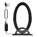 Indoor HDTV Antenna - HDTV 1080P 4K Digital 2019 New TV Antenna, 120 Miles Long Range with Signal Amplifier for VHF UHF Local TV Channels with 18ft Coaxial Cable