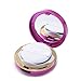 15ml 0.5oz Empty Luxurious Portable Make-up Powder Container Air Cushion Puff Case with Powder Puff and Mirror Circular Foundation BB Cream Box (Hot Pink)