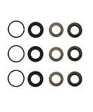 12 Pcs Low and High Pressure Cleaning Pump Seal Kit Fits for Simpson for AAA 530001 530002 530008 530009 530016 530028 530030 90036 90037 Washer Pumps Replace 7105742