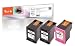 Produktbild Peach H302 Spar Pack Plus Druckköpfe XL (2xBK, C) ersetzt HP No. 302XL, F6U68AE, F6U67AE für z.B. HP OfficeJet 3830, HP OfficeJet 3831, HP OfficeJet 3833, HP DeskJet 3630, HP Envy 4527 e-All-in-One
