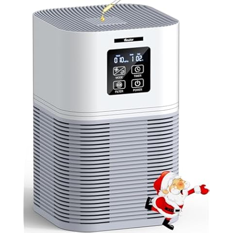 Air Purifier with True HEPA Filter and LED Touch Panel Cover