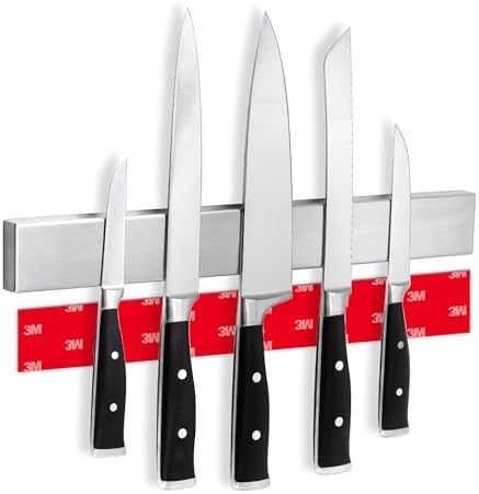 CUCINO Magnetic Knife Holder for Wall 16" - No Drilling incl. Sel...