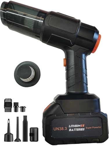 MBNGF Cordless Handheld Vacuum for Car, Home (Charcoal Black)