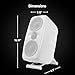 IK Multimedia iLoud MTM MKII White (Single) Compact Studio Monitor with Built-in ARC Room Correction, 100W RMS high-Performance Desktop Speaker, Computer Speakers and pc Speakers use and DJs