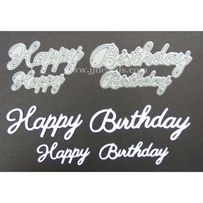 Britannia Dies - Happy Birthday Word Set