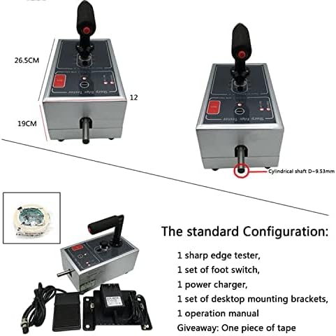 Electric Edge Sharpness Tester for Toy Safe, Precision Burr Detection Machine for Quality Control