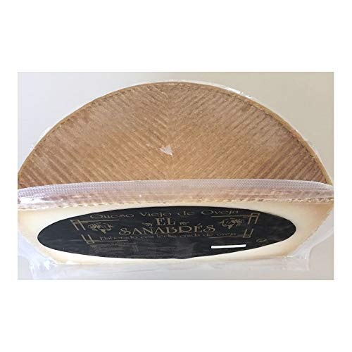 Medio queso de El Sanabrés puro de oveja 1,5 kg. aproximadamente Elaborado con leche cruda de oveja.