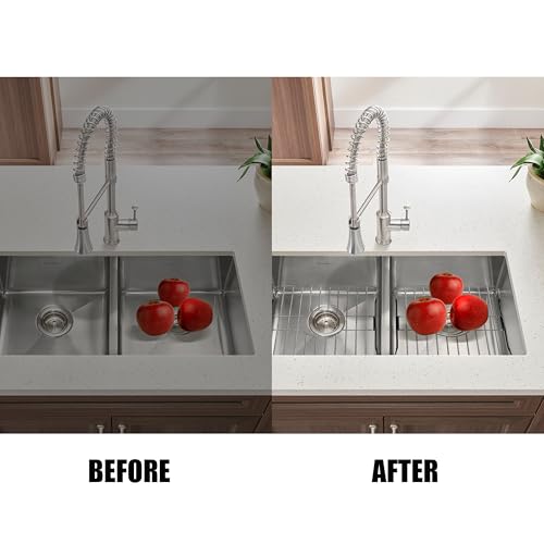 image for SunnyPoint 304 Stainless Steel Sink Protector Rack – Rust-Resistant 