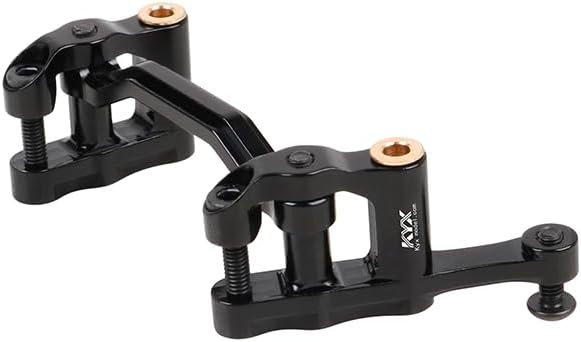 Miniatura 3 de KYX Racing Aluminio Dirección Set Actualizaciones Piezas Accesorios para 1/18 RC Car ARRMA Granite Grom Mega