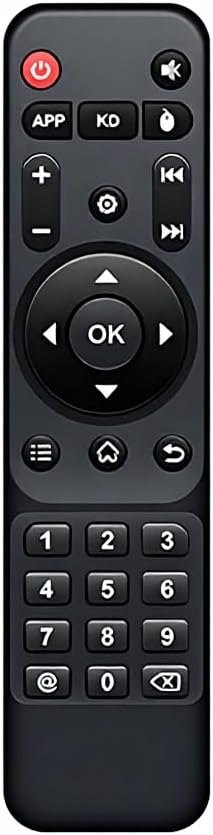 Original Universal Infrared Remote Control Work for Android TV Boxes X96Q X96Mini X96Max Plus X96Max Plus Utral X98Mini X98K X96 X10 Set Top Boxes (Remote for X96 Boxes)
