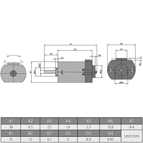 Fielect 5Pcs Dc Motor 3V 16500Rpm 0.35A Micro Motor Electric Motor Round Shaft For Rc Boat Diy Airplane Toys Model Diy Hobby #TOP3