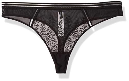 Preisvergleich Produktbild Aubade Damen Jardin Ephemere Tanga Tangahschen, schwarz, Medium
