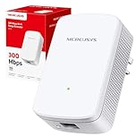 MERCUSYS ME10 N300Mbps WiFi Extender Booster, Easy One-Touch Setup, Internet Booster, Ethernet Port, Access Point,WiFi Repeater,TP-Link WiFi Extender,App Control Easy Setup,UK Plug