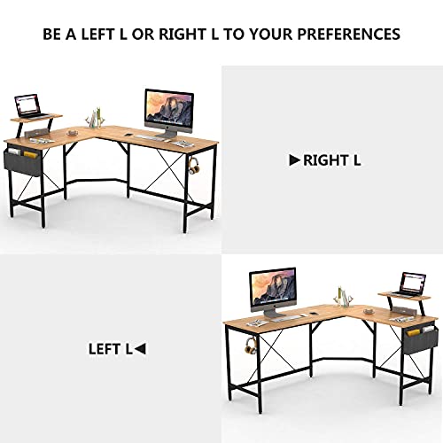 Image of Cubiker Multi-Purpose Height-Adjustable Lapdesk, Study Table, Portable, with Docking for Tablet, Room Work, Ideal for Work from Home, DIY Table, Easy to Assemble (59.1 inch x 47.3, Natural)