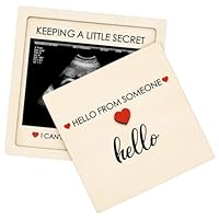 CYUXING Babyankündigungsschild, Schwangerschaftsankündigung für Großeltern, Baby Verkündun Schwangerschaftsverkündung Ultraschall-Bilderrahmen ultraschallbilder Pregnancy Announcement Memory Frames