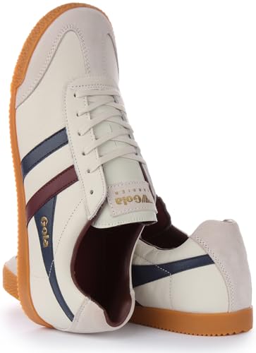 Image of Gola Equipe Suede - Sneakers for Men - Contrasting Wingflash - Heel Return - Durable Cupsole - Low Silhouette