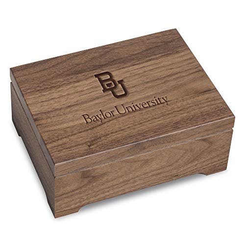 M. LA HART Baylor University Solid Walnut Desk Box